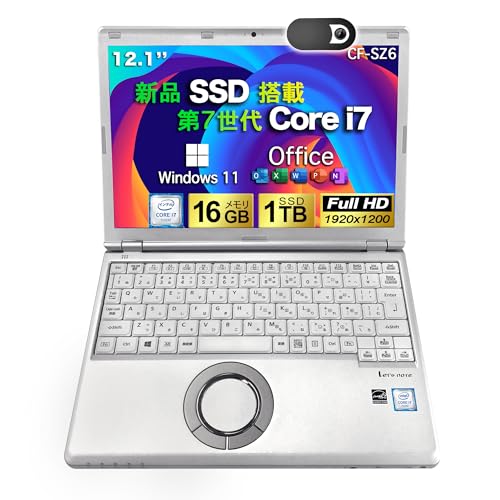 美品！Core i7・16GB・SSD・Windows11・ノートパソコン VETESA 16型 新品ノートPC》Office付き Windows11 第13世代Core